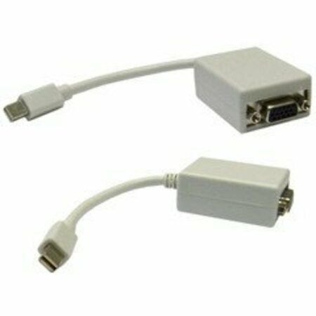 SWE-TECH 3C Mini DisplayPort to VGA Adapter Cable, Passive, Mini DisplayPort MiniDP/mDP Male to HD15 Female FWT30H1-65000
